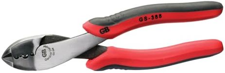 Gardner Bender GS-388 Electrical Pliers, Crimper & Cutter, Comfort Grip, Aluminum & Copper Wire, Hand Tool, 8 in, Red