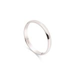 Sterling Silver Ring 3mm Band In Sizes G-Z(O)