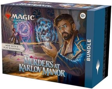 Magic: The Gathering Murders at Karlov Manor Bundle - 9 Play Boosters, 30 Land Cards + Exclusive Accessories