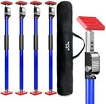 3-H Cabinet Jacks for Installing Cabinets 4 Pack, Heavy-Duty Third Hand Tool Adjustable Support Pole,Extends 29.5-52 Inch, 165 lbs Capacity | Thickened All-Steel with Dual Safety Lock,Blue