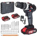 Cordless Drill Driver Kit with 2 ba