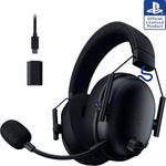 Razer BlackShark V3 Wireless Gaming Headset for PS5: 50mm Drivers - Super Wideband Mic - 2.4 GHz, Bluetooth - Works with PC, Mac, Nintendo Switch, Smartphone - Long Battery Life - Black