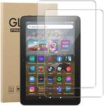 GEJEFA Tablet Screen Protector for Amazon Fire HD 8 2024/Fire HD 8 Plus/Fire HD 8 Kids/Fire HD 8 Kids PRO 2024 2022 2020 Release, 2 Pack Premium 9H High-Sensitivity Tempered Glass Screen Protector