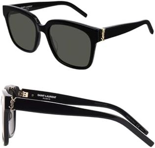 SAINT LAURENT SL M40 Rectangular Shape Sunglasses With Eyewear Kit Bundle - High Bridge Fit - Women's Designer Sunglasses