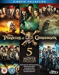 Pirates of the Caribbean 1-5 (Blu-ray) [2017] [Region Free]