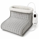 Alva London Electric Foot Warmer – Heated Foot Pad for Cold Feet, 4 Heat Settings, Fast Heating, Auto-Off, Washable Cover – Cosy Feet Warmer for Women, Men & Elderly – Heat Only