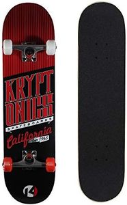 Kryptonics Star Series 31 Inch Complete Skateboard - Cali-Red