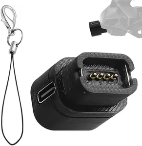 for Shimano DI2 EC300 USB-C Charger Adapter | 4-Pin to Type-C Converter for 12-Speed Electronic Derailleurs | Compact Emergency Bike Charging Cable for Road/Mountain Bikes