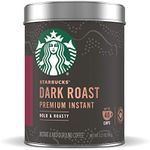 Starbucks Premium Instant Coffee — Dark Roast — 100% Arabica — 1 Tin (up to 40 cups)