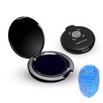 Mold Your Memories Inkless Fingerprint and Thumbprint Ink pad 2 Inch Round (Blue)…