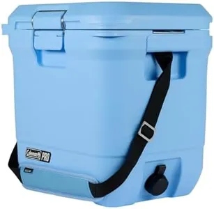 Coleman PRO Heavy-Duty Insulated Hard Cooler with shoulder strap | 24 L capacity | Keeps Ice for 3 Days | Full foam insulation | Large Durable Portable Cool Ice Box for Rugged Outdoor Use & Jobsites