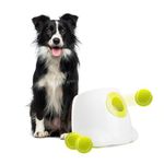 ALL FOR PAWS Automatic Dog Ball Launcher, Rechargeable Ball Launcher for Dogs,Interactive Tennis Ball Thrower Machine for Dogs, Puppy Pet Fetch Toy,3 Balls Included (MAX)