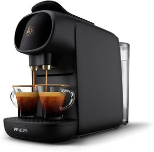 L'OR BARISTA Sublime Coffee Capsule Machine by Philips, for Double or Single Capsule, Black, (LM9012/60)