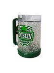 Urban Sajavaat Freezer Mugs - Double Wall Gel Frosty Freezer Mugs, Cups ? Drinking Glass ? Beer Ice Mugs for Freezer with Handle - Green