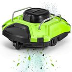 【2025 Upgraded】 Cordless Robotic Pool Vacuum Pool Cleaner Automatic Pool Cleaning Robot 25° Climbing, 120Mins Running Time, Self-Parking, Powerful Suction Pool Cleaner Vacuum Irregular Swimming Pools