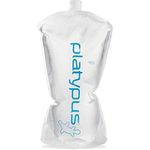 Platypus Platy Polyethylene 2 L Ultralight Collapsible Water Bottle (Clear) - 2 Pack