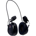 3M PELTOR ProTac III Slim Headset, Black, Hard Hat Attached