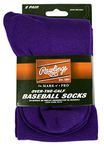 Purple Softball Socks