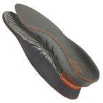 Sof Sole Mens High Arch Performance Full-Length Insole, Gray, Men s 7-8.5 US