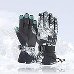 HITNEXT Snowboard Gloves, Men's Winter Waterproof touch screen Snowmobile Gloves, Womens ski gloves Snow gloves for outdoor Sports