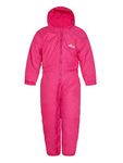 Wetplay Kids Padded All-In-One Waterproof Suit Snowsuit Childs Childrens Boys Girls (7-8 Years, Pink)