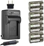 Kastar Battery (4-Pack) and Charger for Canon BP-511, BP-511A, BP511, BP511A and EOS 5D, 10D, 20D, 30D, 40D, 50D, Digital Rebel 1D, D60, 300D, D30, Kiss Powershot G5, Pro 1, G2, G3, G6, G1, Pro90 etc.