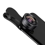 KEYWING Fisheye Lens 198° Fish Eye Phone Camera Lens Kit for iPhone Fish Bowl Camera Lens Attachments for iPhone 7 8 x xr 11 12 13 pro max Samsung Smartphone Black