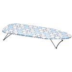 Household Essentials 122101 Small Tabletop Ironing Board with Folding Legs - Magic Rings Cover and Pad