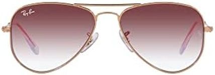 Ray-Ban AVIATOR JUNIOR RJ 9506S Rose Gold/Violet Shaded 52/14/125 unisex Sunglasses