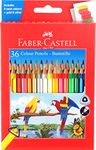 Faber-Castell 36 Triangular Colour Pencils|Multicolor