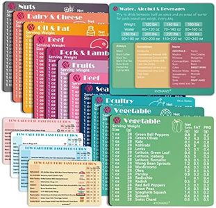 Keto Diet Cheat Sheet Fridge Magnet Charts for Diet Foods - 12 Pcs Quick Reference Guide with 228 Foods - Including PDF Ketogenic Recipes Books for Beginners Weight Loss Plan