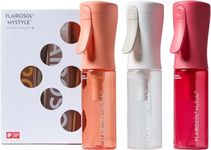 FLAIROSOL MyStyle, Spray Bottle for Hair- 3 Pack Small Travel Spray Bottle, Ultra Fine Continuous Water Mist for Face, Hairstyling, Salon, Cleaning, Beauty, Toners, Hydration & Makeup, 3.04oz / 90ml