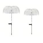 hardoll Solar Decorative Jellyfish Light LEDs on The Stake 7 Color Changing Waterproof Outdoor Home Garden Pathway Lawn Driveway(Pack of 2)