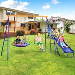 Lunafun Swing Set for Backyard with