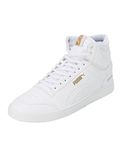 Puma Mens Shuffle Mid One8 Better V2 White-Team Gold Sneaker - 11 UK (39181901)