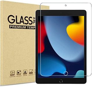 [1 Pack] ProCase iPad 10.2 9th Gen 2021/ 8th 2020/ 7th 2019 Screen Protector, Tempered Glass Screen Film Guard for 10.2" A2602/A2603/ A2270/A2428/ A2197/A2198 -Clear