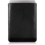 Casemade Real Leather Laptop Sleeve for MacBook Pro & Air Fits 13, 14, 15 & 16 Inch - Genuine Full Grain Leather with Soft Wool Lining (Black, 13-inch-Pro 2016-2023, Air M1/M2/M3)