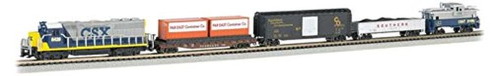 Bachmann Trains Freightmaster Ready to Run 60-Piece Electric Train Set, N Scale