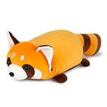 Macocheezee Plush Toy, Stuffed Animal Throw Plushie Pillow Doll, Soft Fluffy Friend Hugging Cushion - Cute Present for Every Age & Occasion (Red Panda)