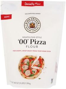 King Arthur, ’00’ Pizza Flour, Specialty Flour, Blend of 100% American-Grown Wheat, Non-GMO Project Verified, 3 Pounds(Pack of 4)