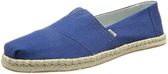 TOMS Women's Alpargata Rope Loafer Flat, Indigo, 7.5 US