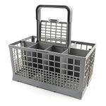 Dishwasher Cutlery Basket Universal Basket (9.5" X 5.4"x 4.8") Universal Basket With Handle Replacement Rack Holder Dishwasher Holder For Bottle Parts