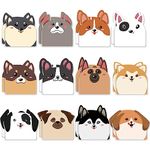 Yinder 24 Pads Cute Sticky Notes Cartoon Sticky Kawaii Sticky Notes Fun Sticky Notes Cute Notepads Sticky Note Pads Self Stick Memo Pad for Office Home Students Roommates Tab(Dogs)