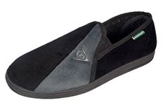 Dunlop Winston II Men's Famous Slippers with Super Comfort Padded Cup Black Size: 9 UK