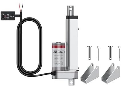 Justech 50mm 2inch Linear Actuator Motor, Heavy Duty DC 12V 750N 160LBS Actuator for Auto Car Electric Door Opener Vehicles Vessels Cargo TV Lift Tables Massage Beds Medical Chairs (750N 150mm)