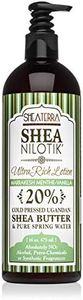 Shea Terra Organics Marrakesh Menthe Vanilla Nilotik' Shea Butter Lotion Natural Daily Skin Moisturizer - 16 oz