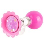 Valicaer Kids Bike Horn,Bike Bell Squeeze Horn Rubber Metal Air Horn Bicycle Warning Bell Children Bicycle Bell Bicycle Horn Bicycle Accessory Cycling Rubber Helmet Toys Siren Manually Bugle (Pink)