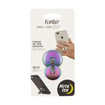 Nite Ize FlipOut - Low Profile Folding Handle and Stand with 3M VHB for Smartphones with 3M VHB, Spectrum