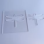 Dragonfly Router Template, Clear Acrylic Template, Woodworking Router Template