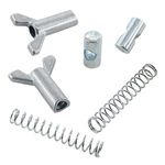 HURI 2sets Rear Brake Adjuster Nut Spring Kit for Foreman 400 450 500 TRX400FW TRX450FE TRX450FM TRX500F TRX500FM Rubicon 500 TRX500FPA 4x4